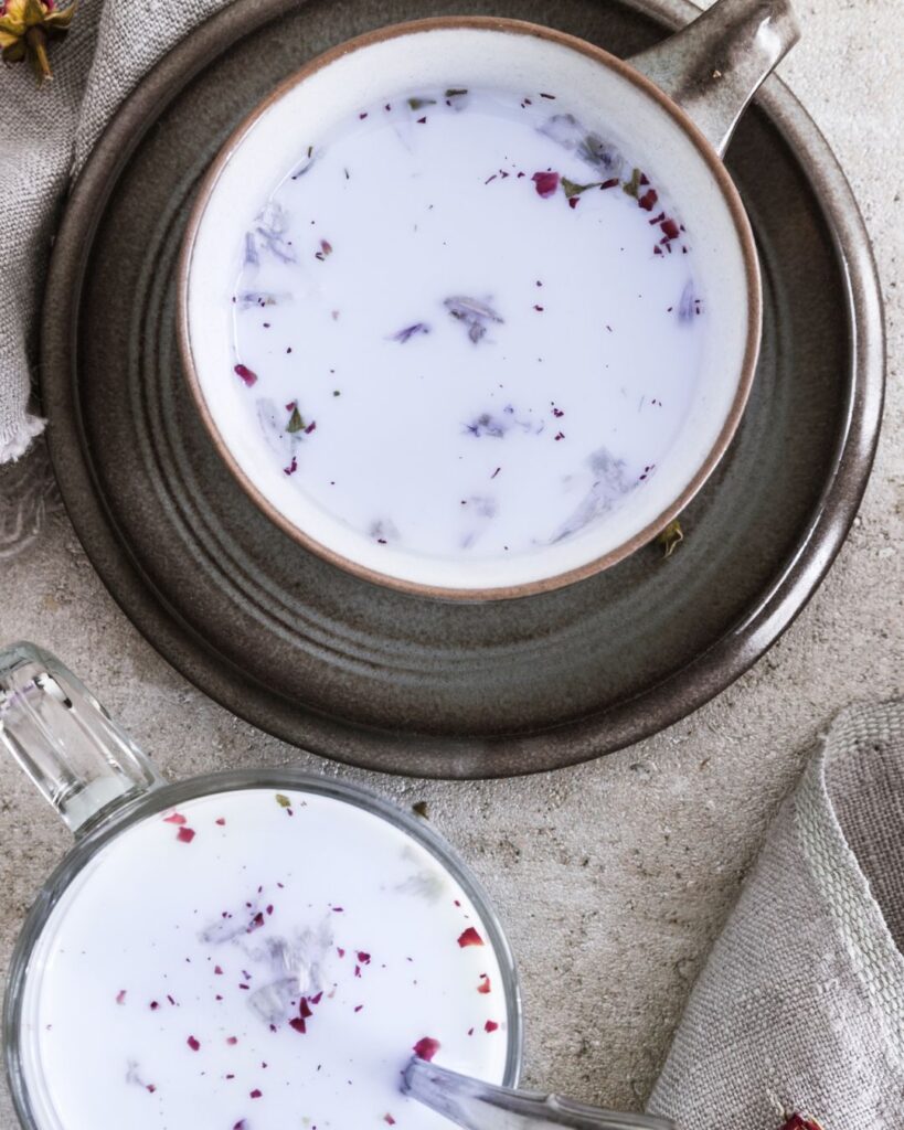 Lavender Bedtime Milk Recipe