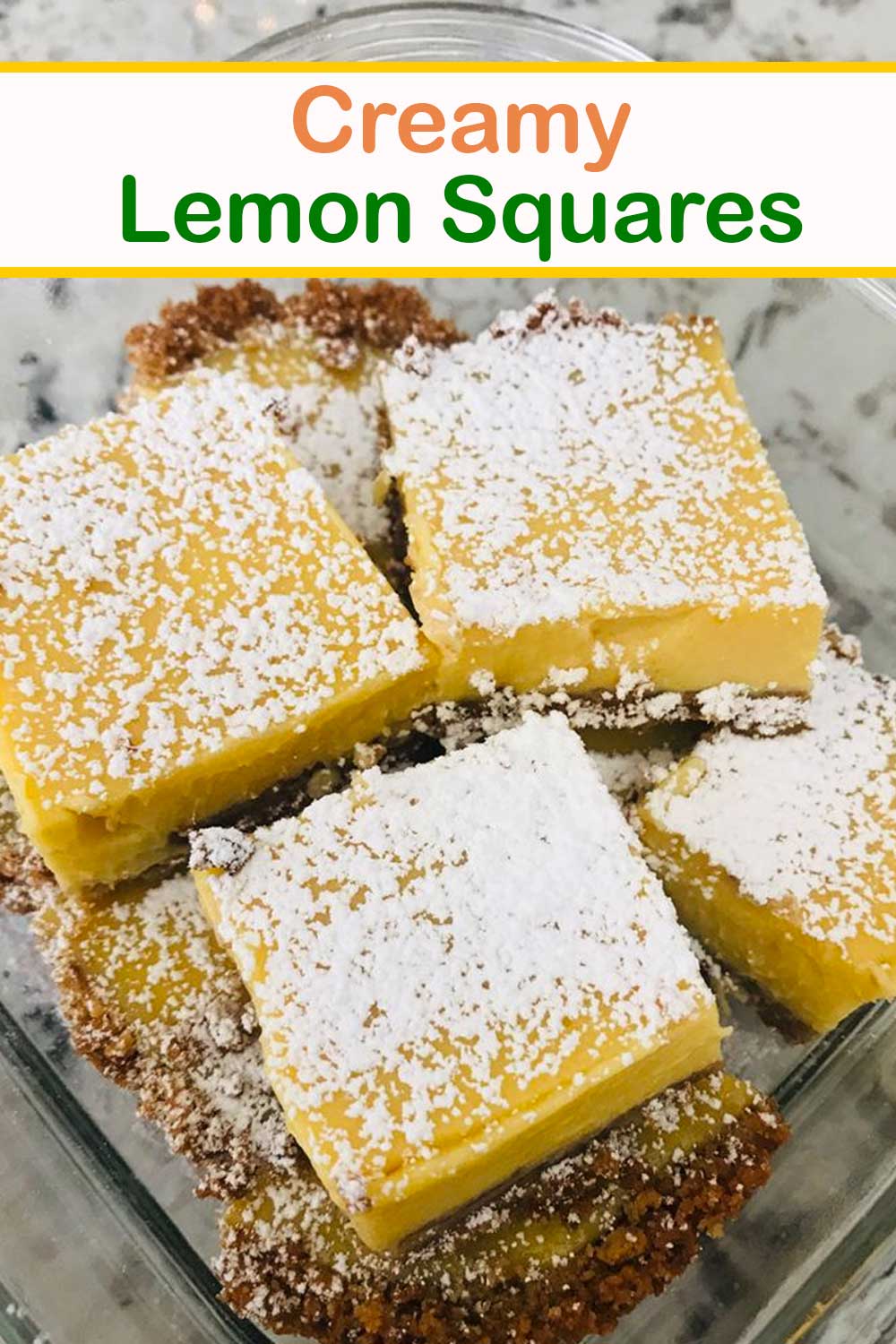 Best Creamy Lemon Squares