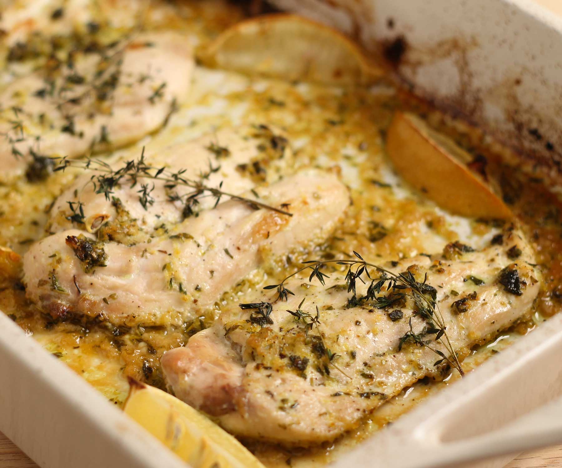 Baked Lemon Herb Chicken