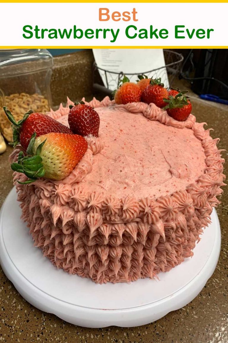 Best Strawberry Cake Ever