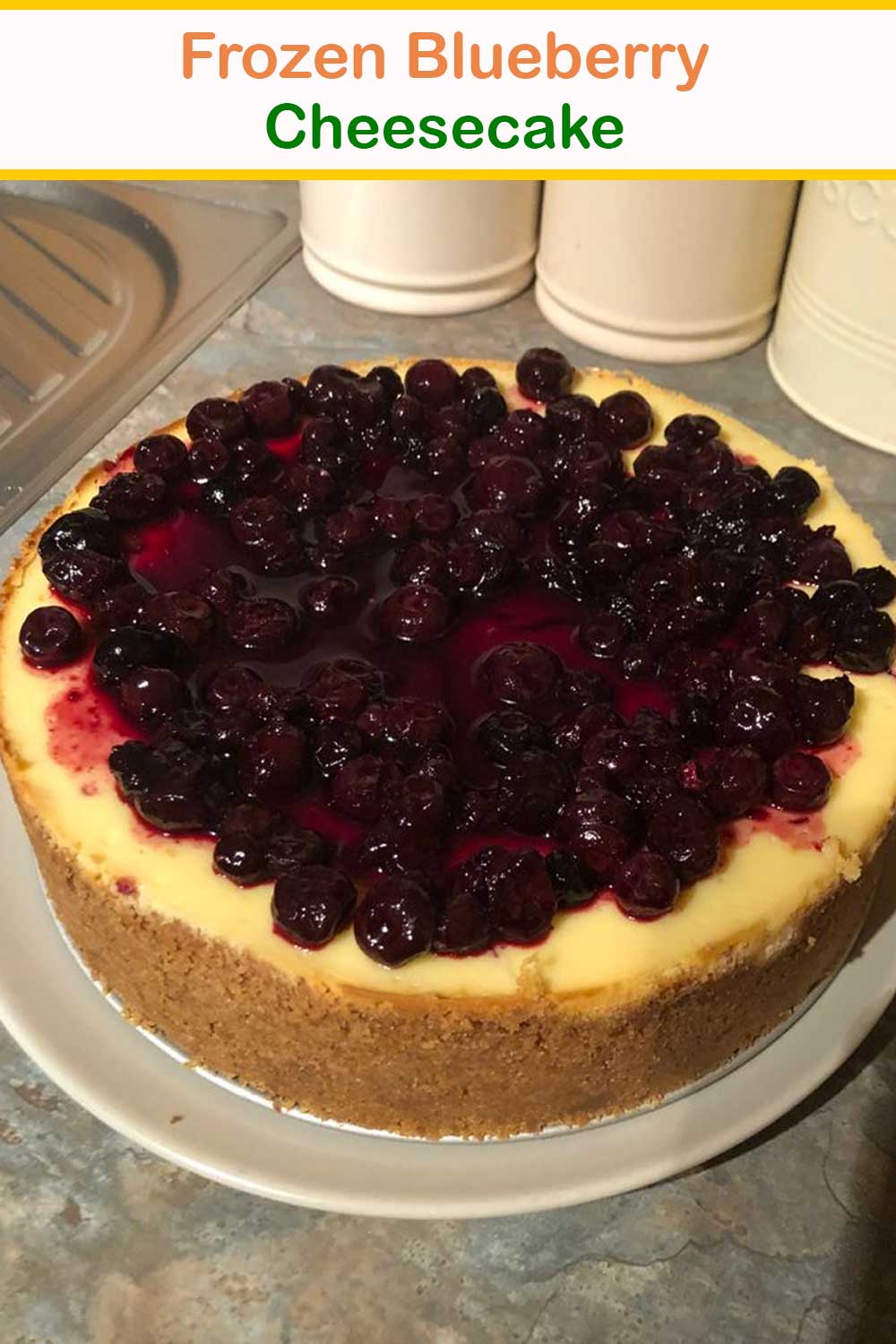 Frozen Blueberry Cheesecake