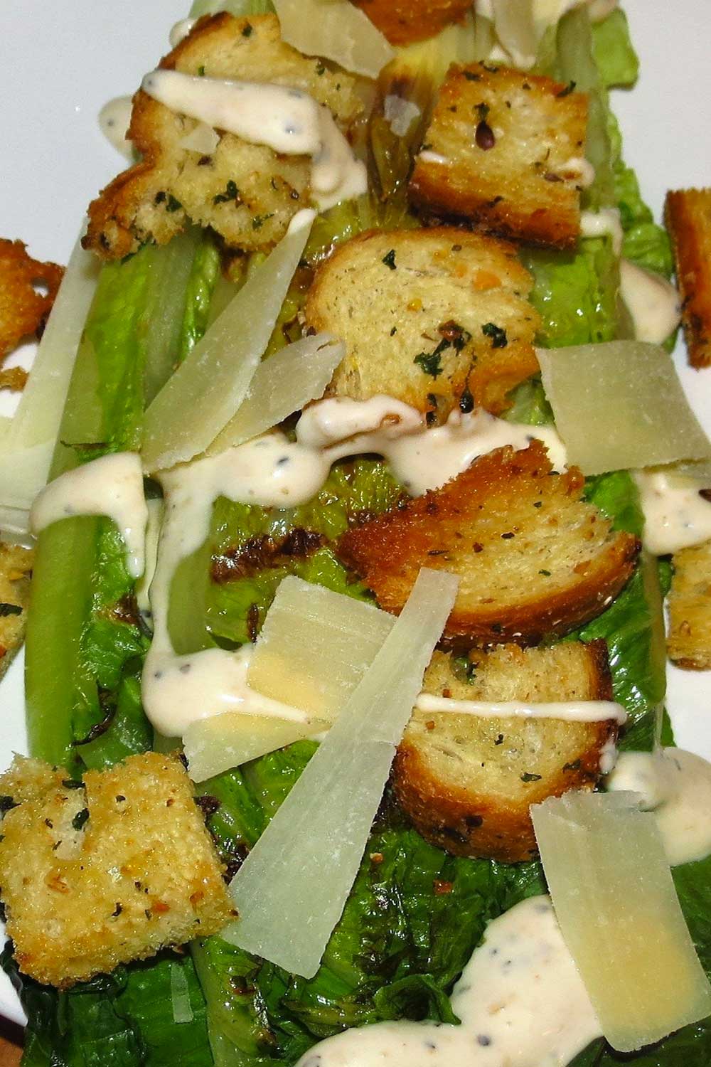 Grilled Romaine Caesar Salad