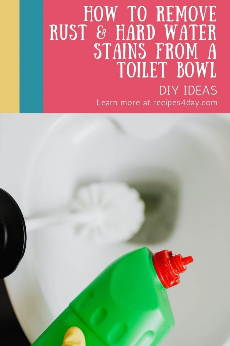 How To Remove Rust & Hard Water Stains From A Toilet Bowl