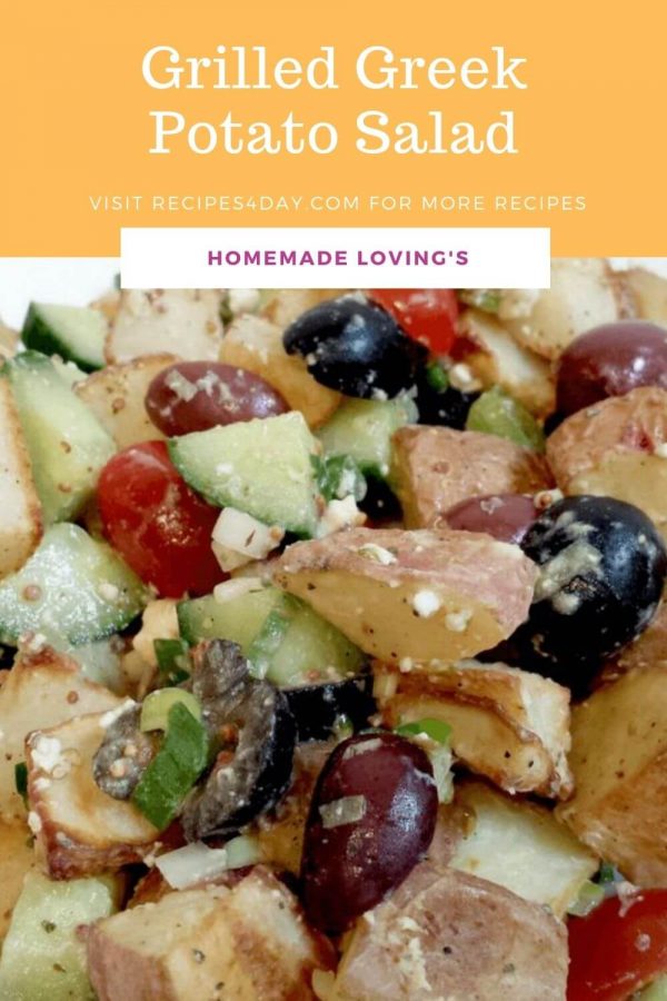 Grilled Greek Potato Salad