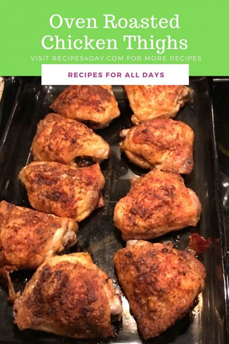Oven Roasted Chicken Thighs