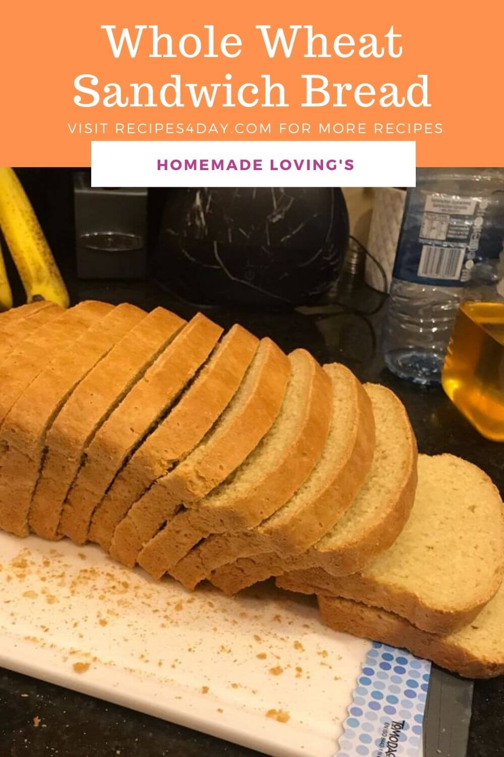 Best Ever Whole Wheat Sandwich Bread