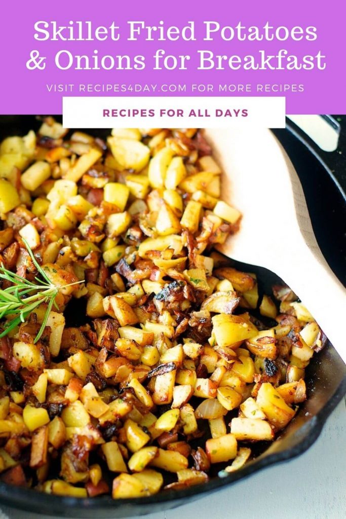 Skillet Fried Potatoes and Onions