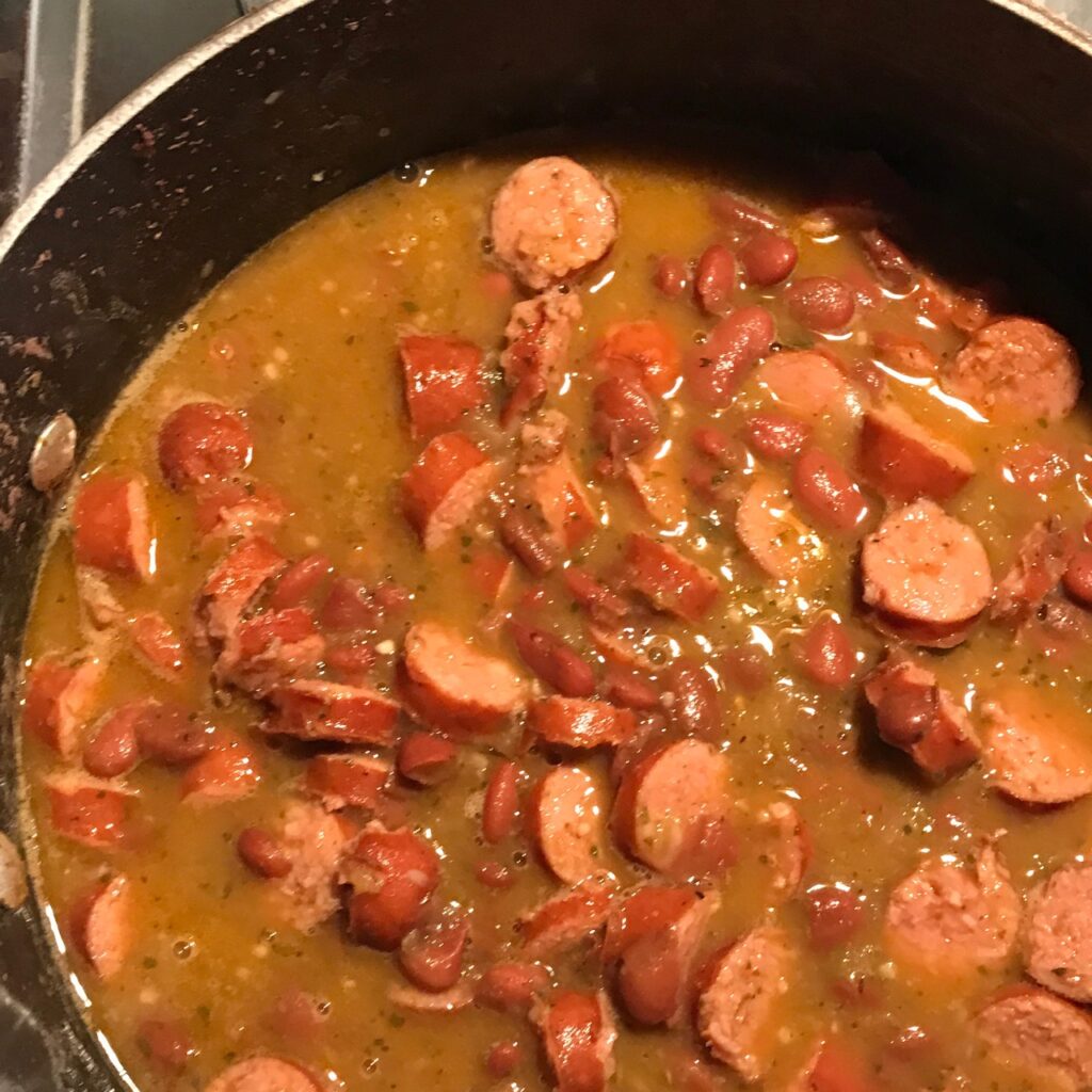 Red Beans and Smoked Sausage Large