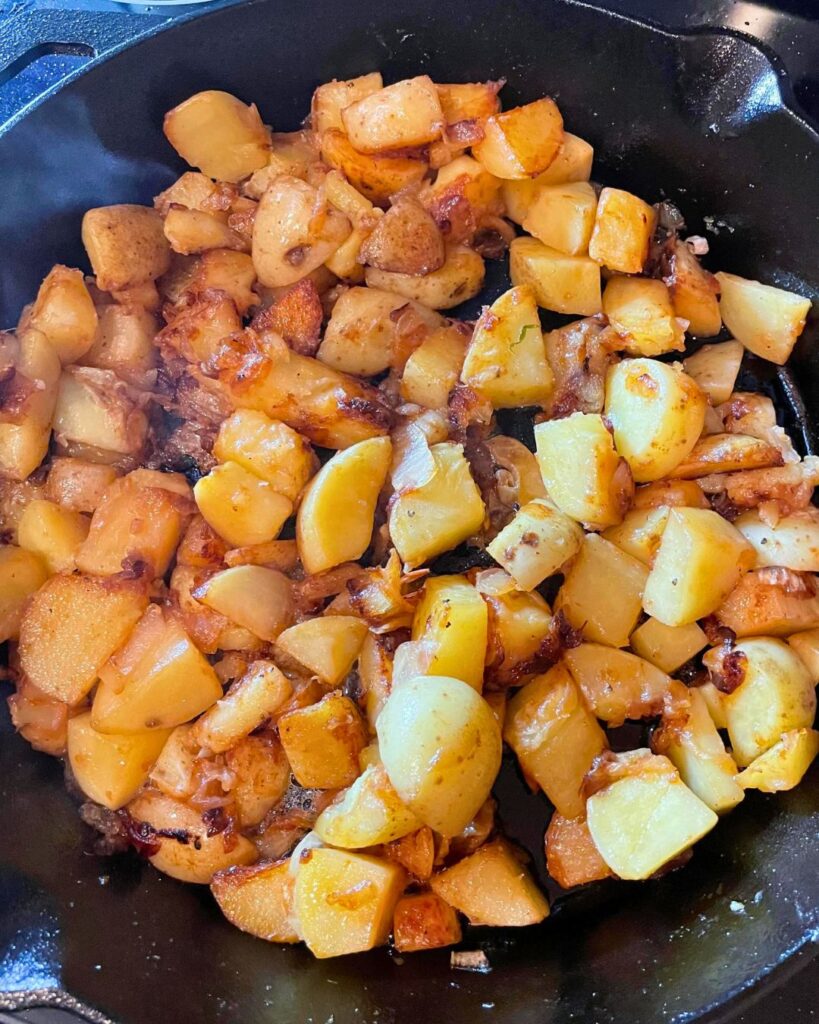 Oven Fried Potatoes & Onions Recipe