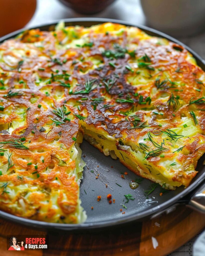 Making Cabbage Pancake