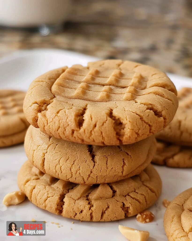 Chewy Peanut Butter Cookies Recipe