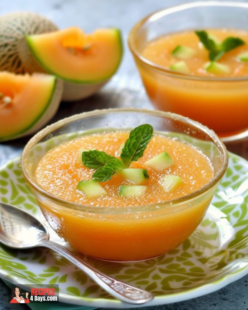 Chilled Cantaloupe Soup