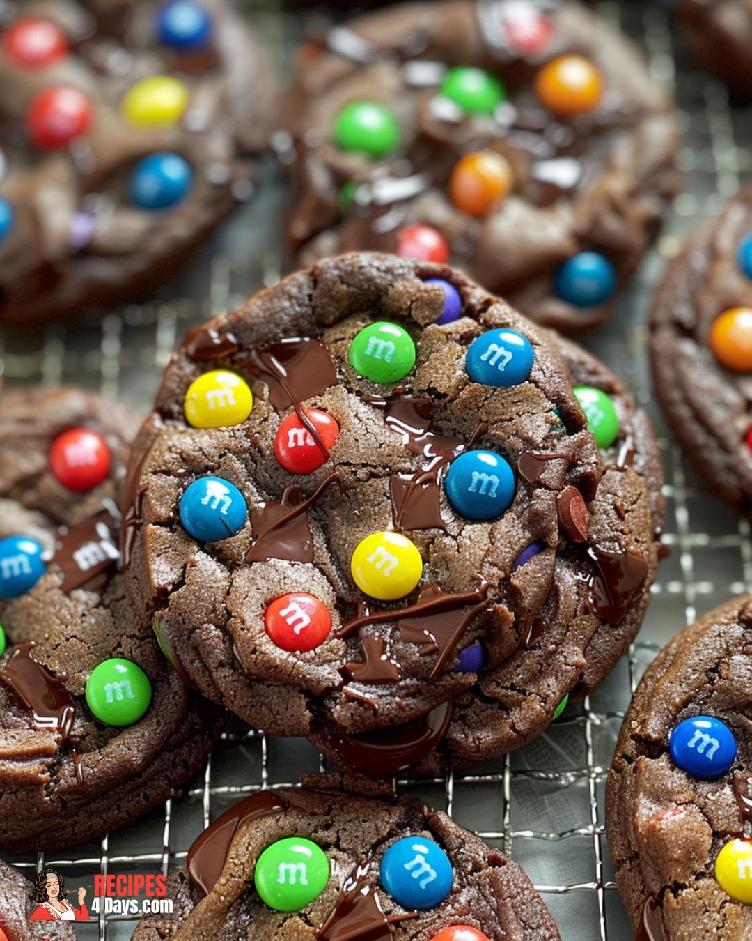 Chocolate M&M Cookies Recipe