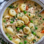 Copycat Olive Garden Chicken Gnocchi Soup Recipe