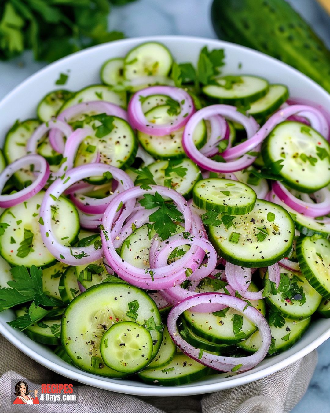 Easy Cucumber Salad Recipe