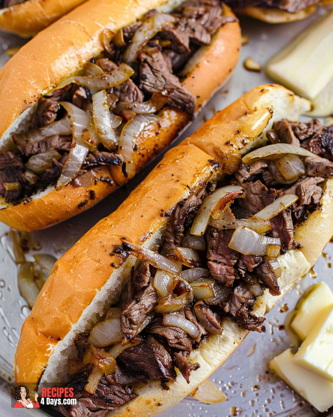 Easy Philly Cheesesteak Sandwich Recipe