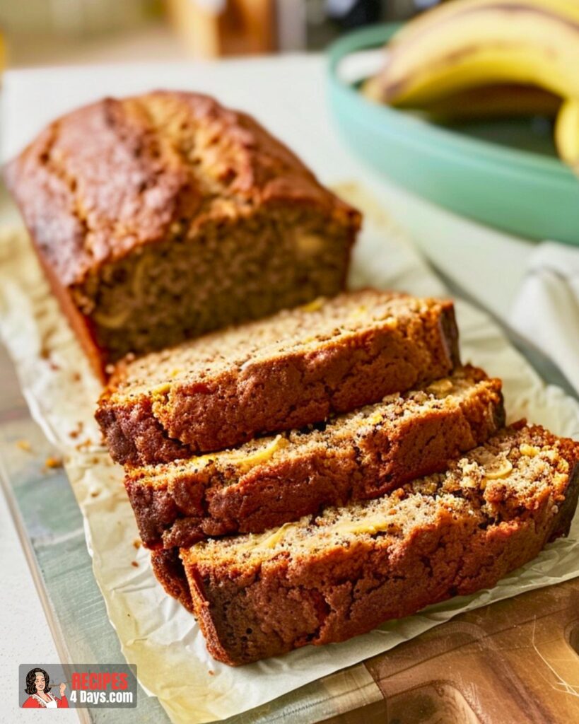 Eggless Banana Bread Recipe