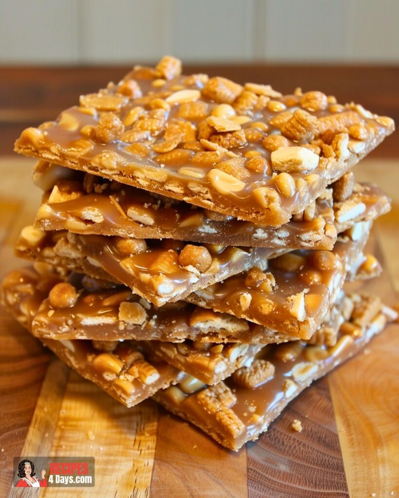 Making Graham Cracker Toffee Bars