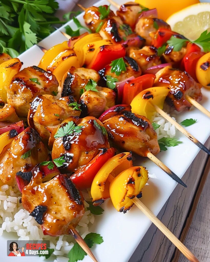 Grilled Teriyaki Chicken Kabobs Recipe