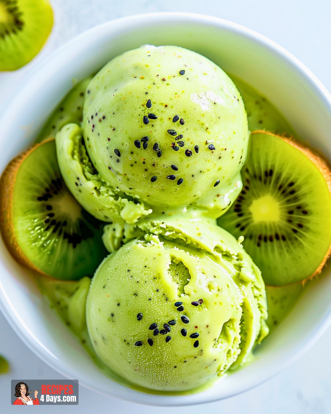 Kiwi Sorbet (4 Ingredients) Recipe