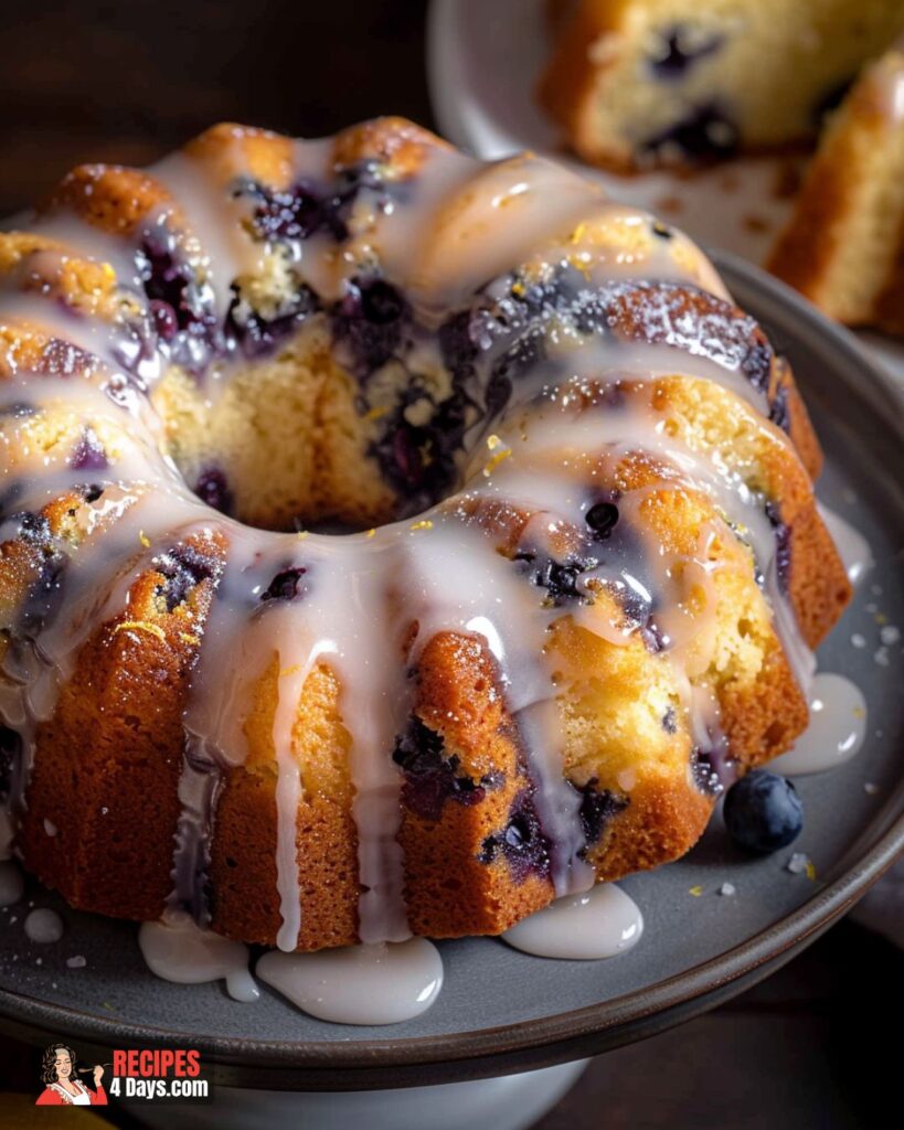 Lemon Blueberry Pound Cake (3)