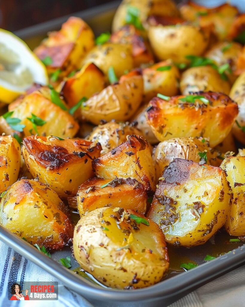 Lemon Herb Roasted Potatoes