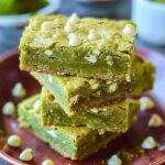 Matcha Green Tea White Chocolate Blondies Recipe