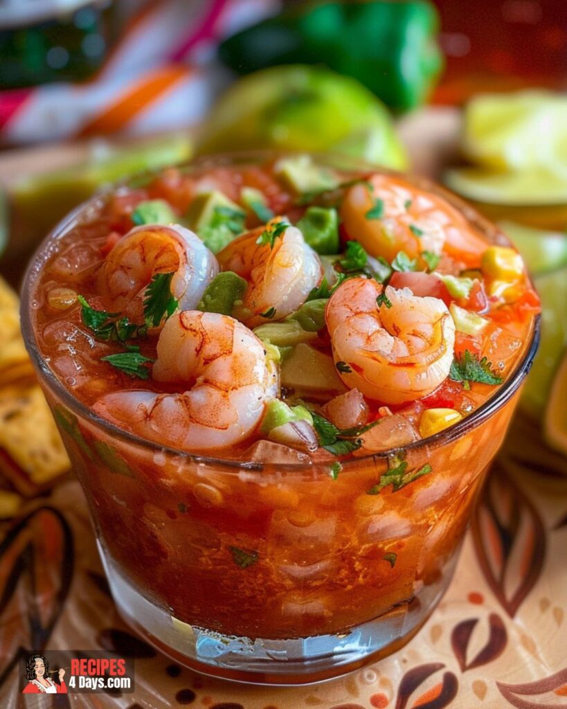 Making Mexican Shrimp Cocktail