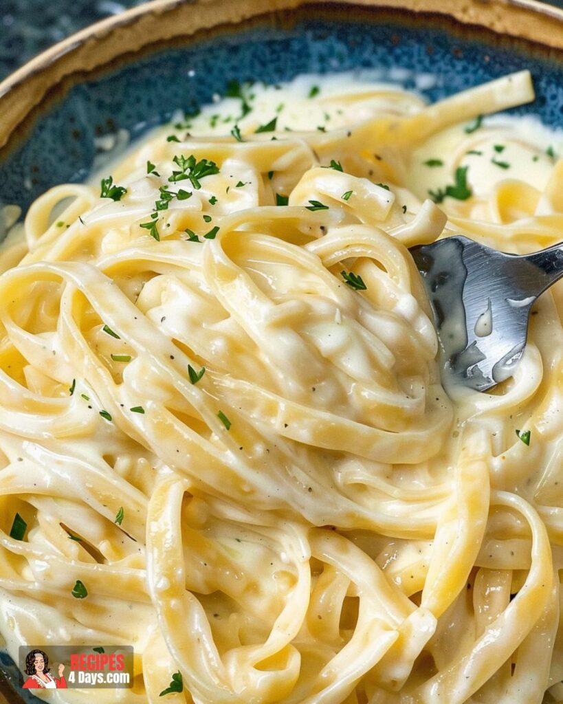 Making the Olive Garden Alfredo Sauce 