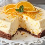 Making Orange Blossom Cheesecake