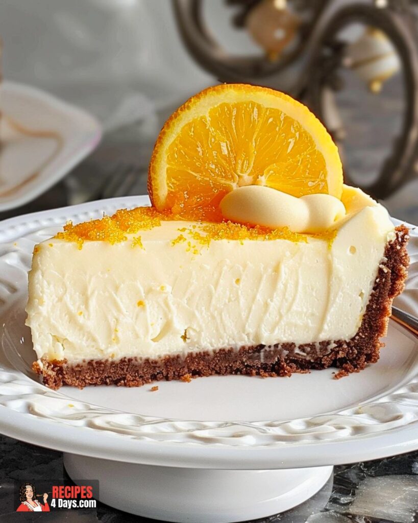 Orange Blossom Cheesecake Recipe