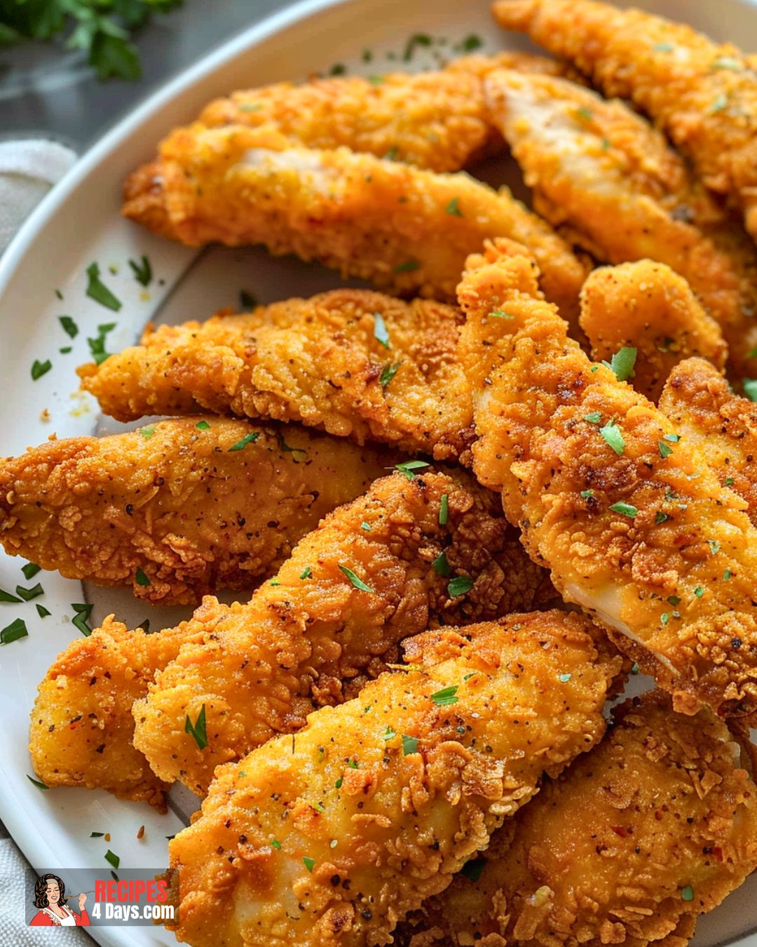 Oven Fried Chicken Strips Recipe