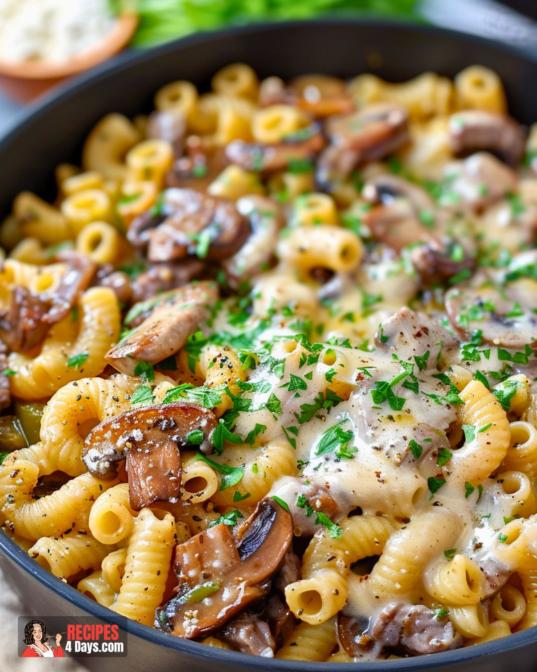 Philly Cheesesteak Pasta Recipe