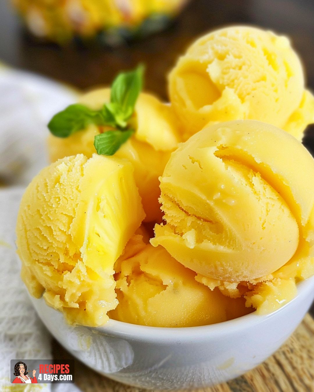 Pineapple Sorbet Recipe