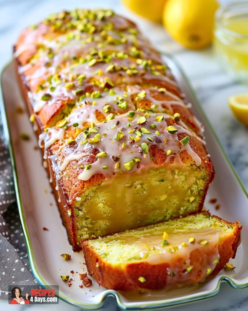 Making Pistachio Lemon Breakfast Bread 