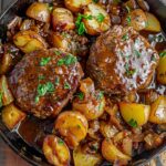 Salisbury Steak and Potato Skillet Recipe