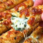 Spinach Dip Cheese Sticks Recipe