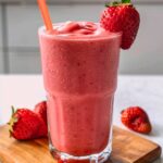 Strawberry Smoothie (4 ingredients Only!) Recipe