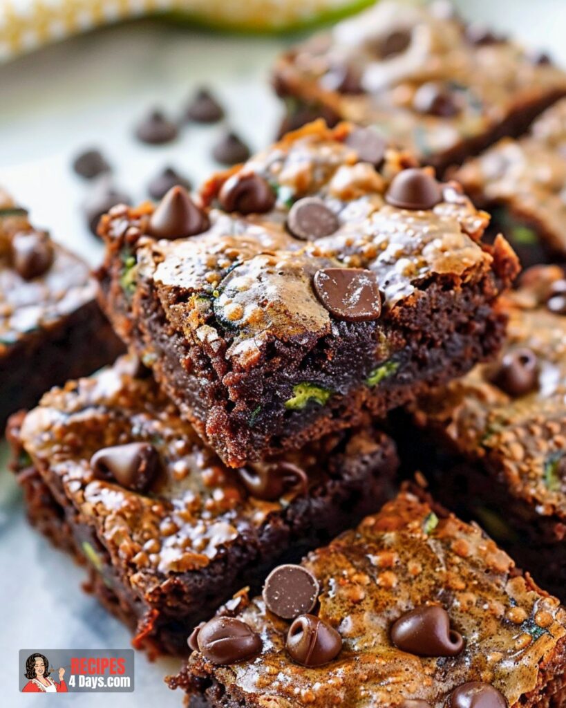 Making Zucchini Chocolate Chip Brownies