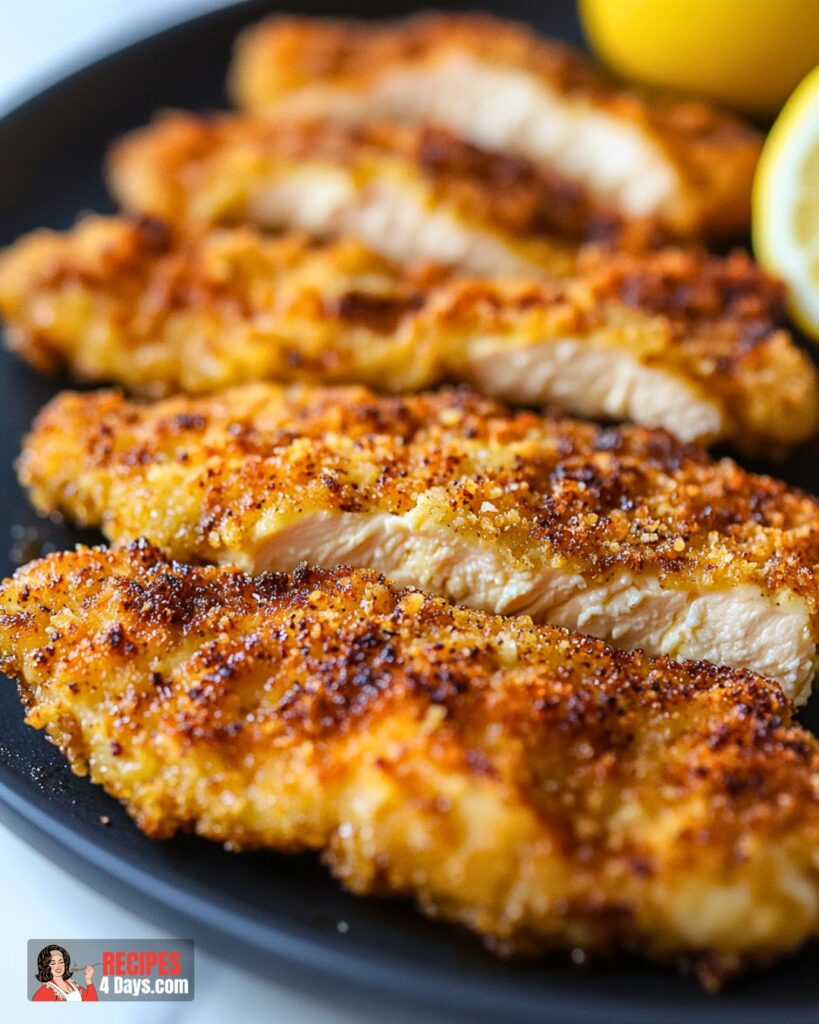 15 minutes Chicken Schnitzel Recipe