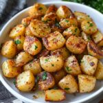 Air Fryer Garlic Parmesan Potatoes Recipe