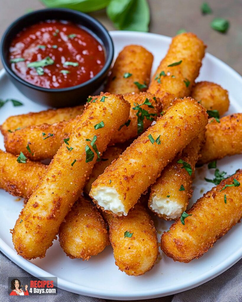 Air Fryer Mozzarella Sticks Recipe