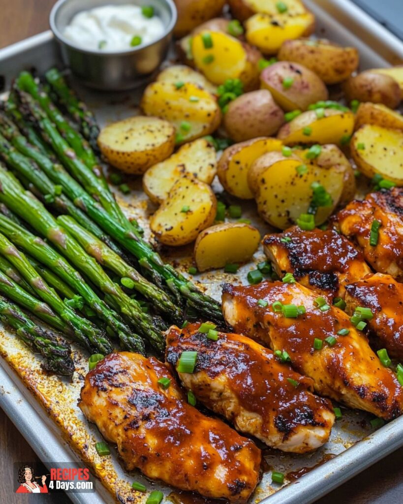 BBQ Chicken and Potato Sheet Pan Recipe