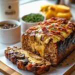 Bacon Mushroom Swiss Meatloaf Recipe