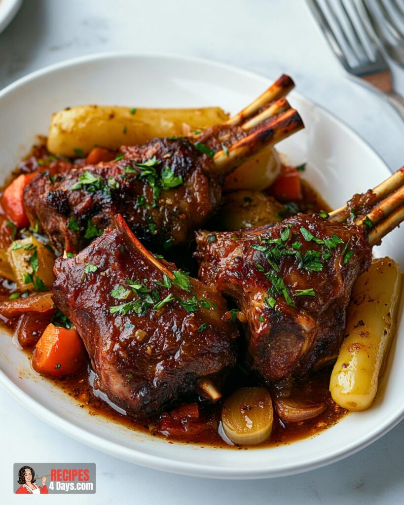 Braised Lamb Shanks Recipe