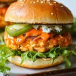 Buffalo Chicken Burgers Recipe