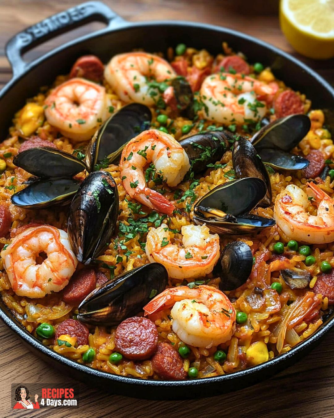 Cast Iron Paella Recipe