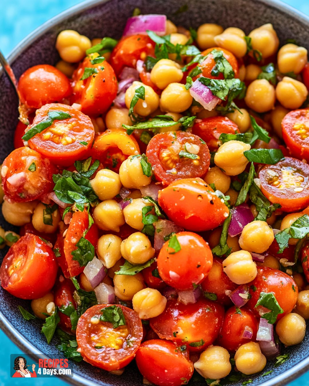 Cherry Tomato and Chickpea Salad Recipe