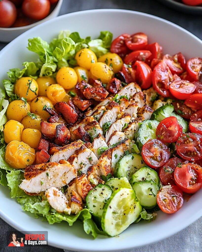 Cobb Salad with Homemade Dressing Recipe