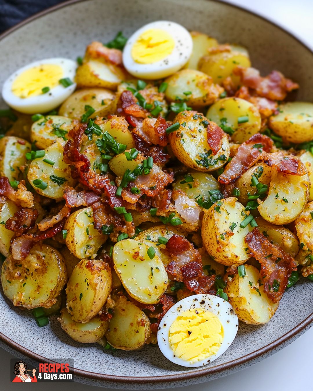 Crispy Honey & Mustard Potato Salad Recipe